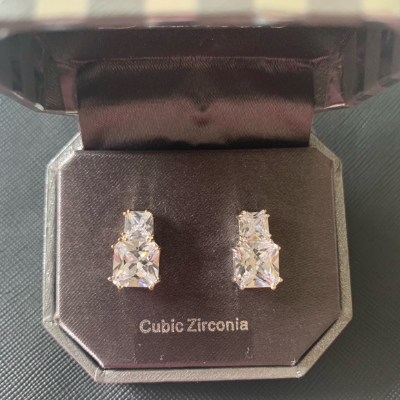 Dillard’s Jewelry - 💫 Double-Gem Cubic Zirconia Earrings